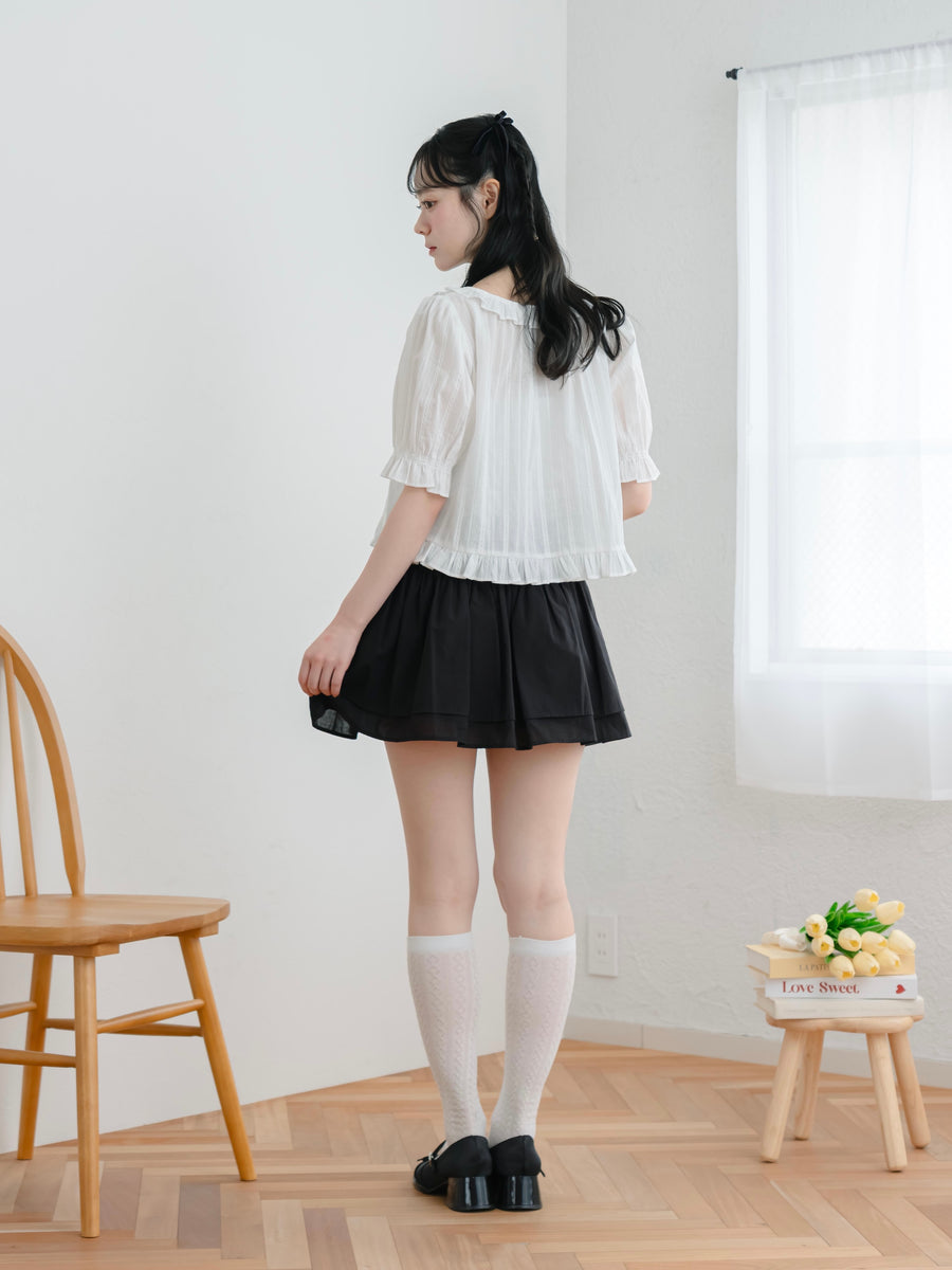 フリルフレアミニスカート【6月9日発売】