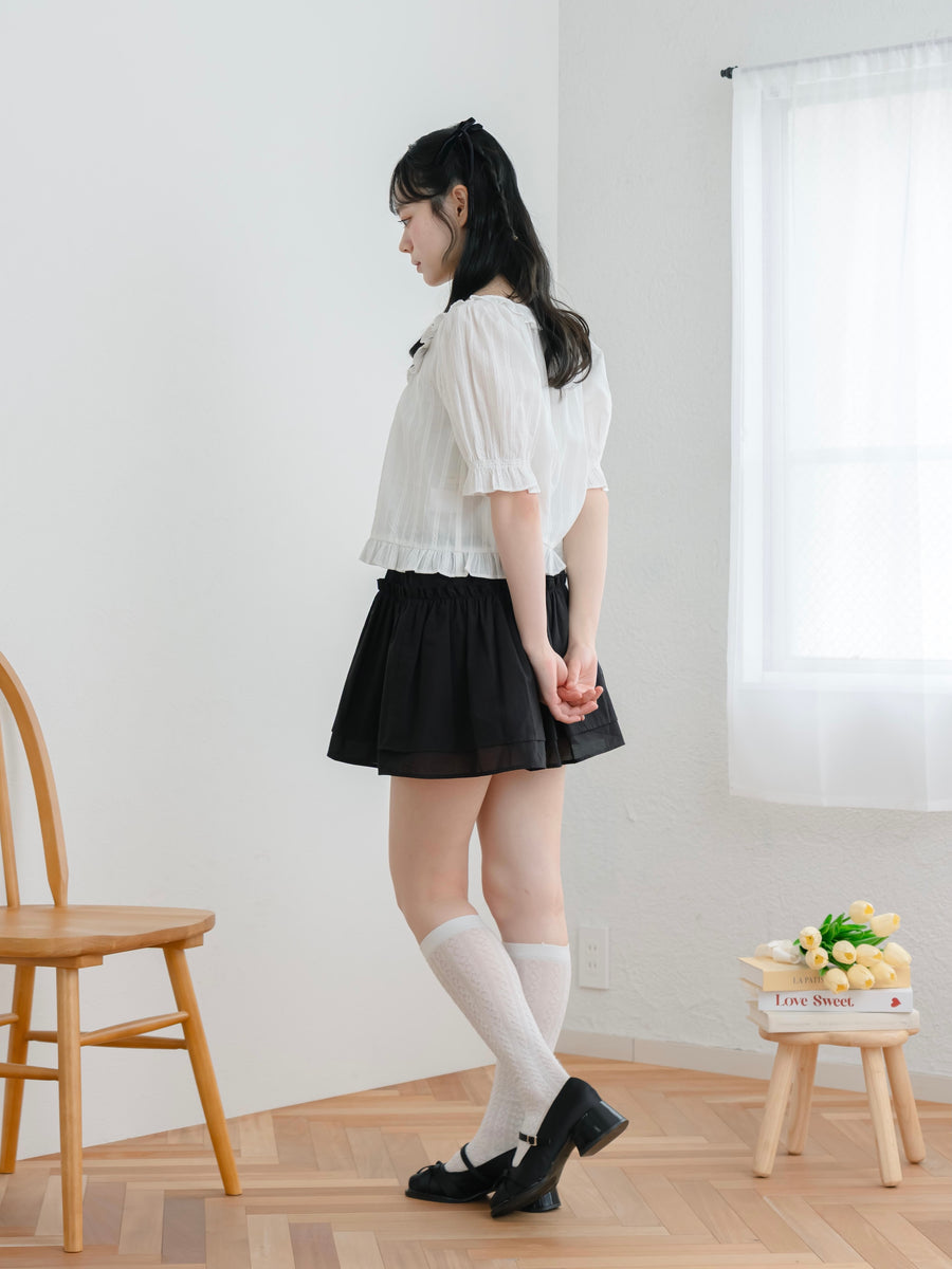 フリルフレアミニスカート【6月9日発売】