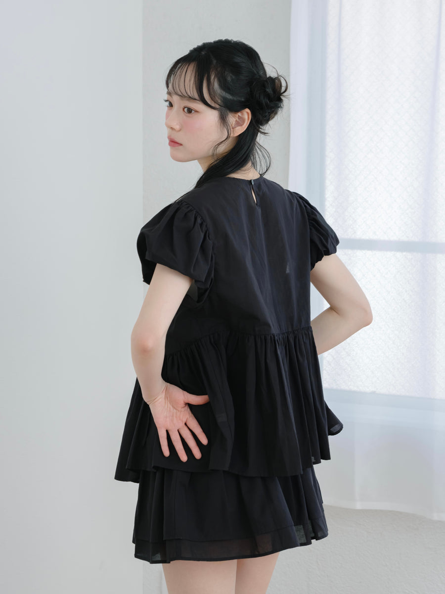 リボンフレアセミシアートップス【6月9日発売】