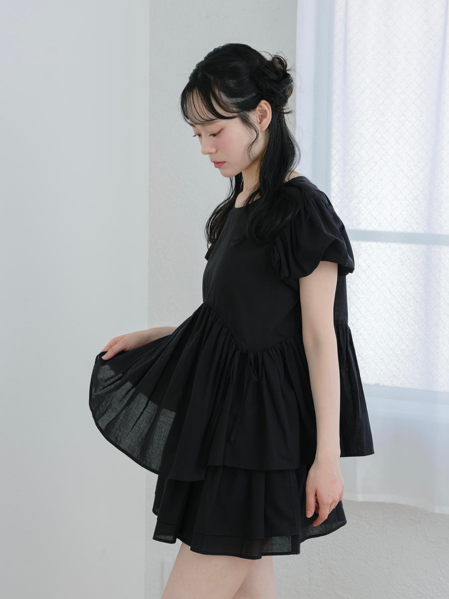 リボンフレアセミシアートップス【6月9日発売】