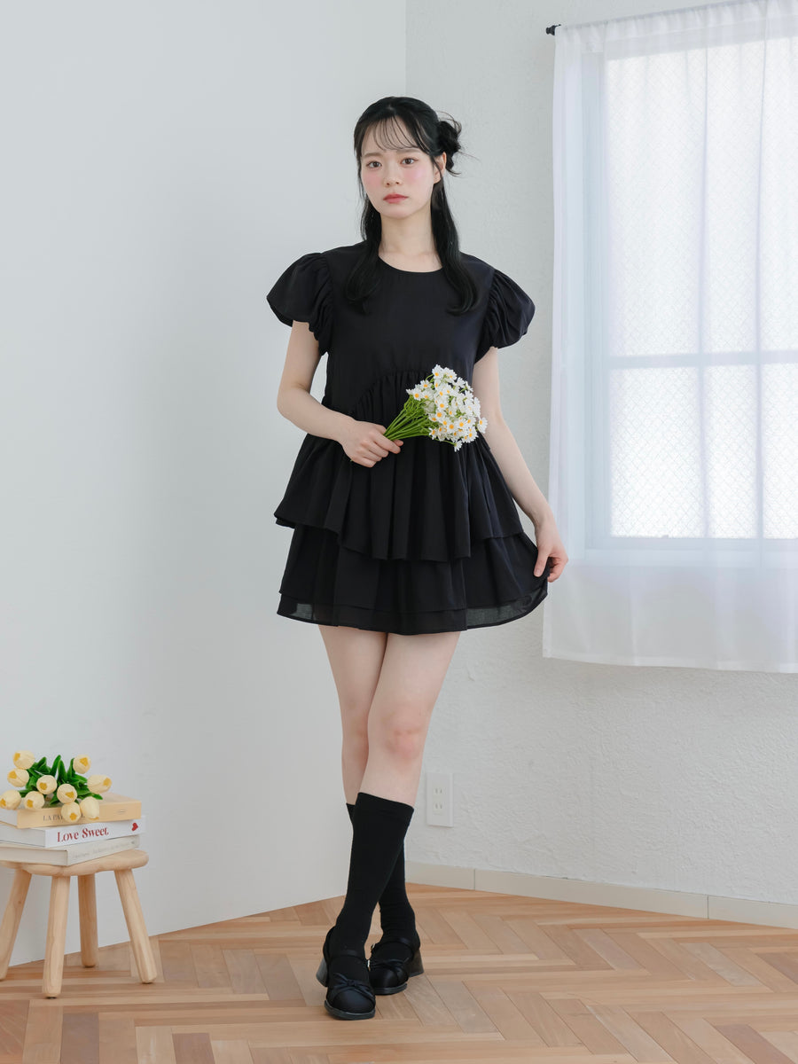 リボンフレアセミシアートップス【6月9日発売】