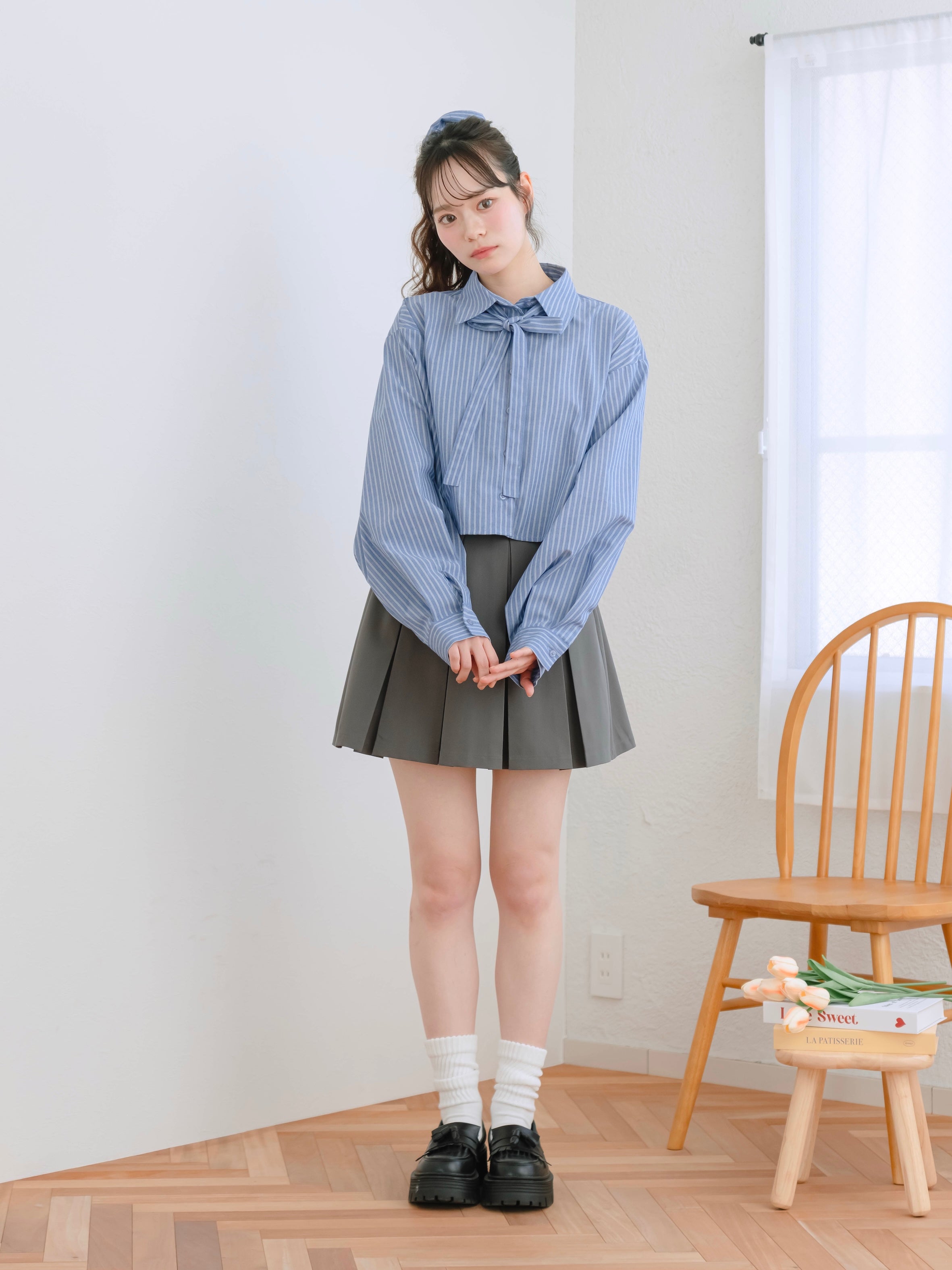 リボンストライプシャツセット – mero boutique 2018
