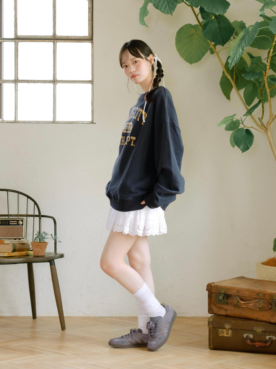 レースフレアミニスカート【10/14販売開始】
