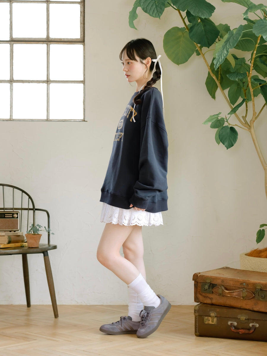 レースフレアミニスカート【10/14販売開始】