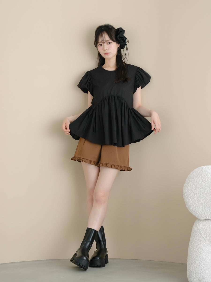 リボンフレアセミシアートップス【6月9日発売】