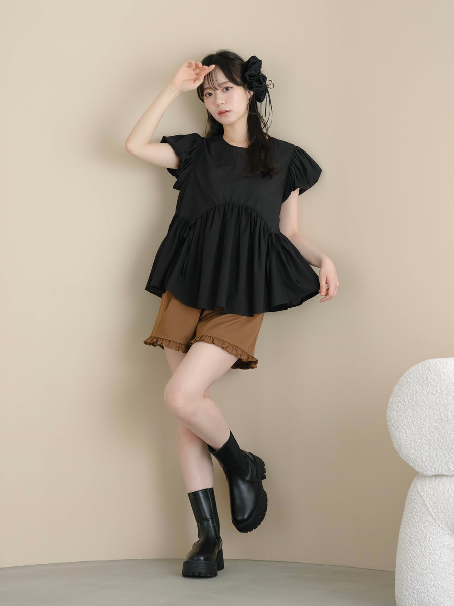 リボンフレアセミシアートップス【6月9日発売】