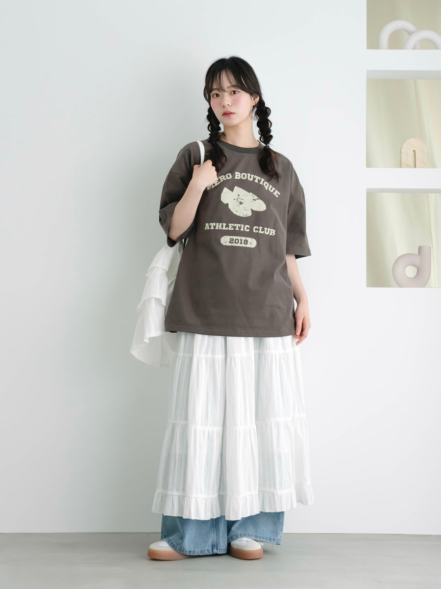 カレッジ風ローファーTシャツ【6月23日発売】