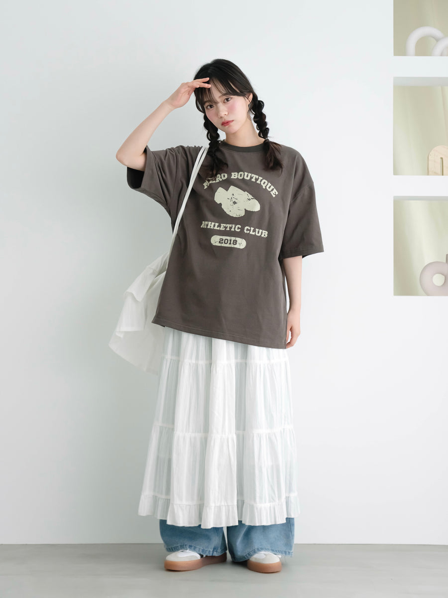 カレッジ風ローファーTシャツ【6月23日発売】