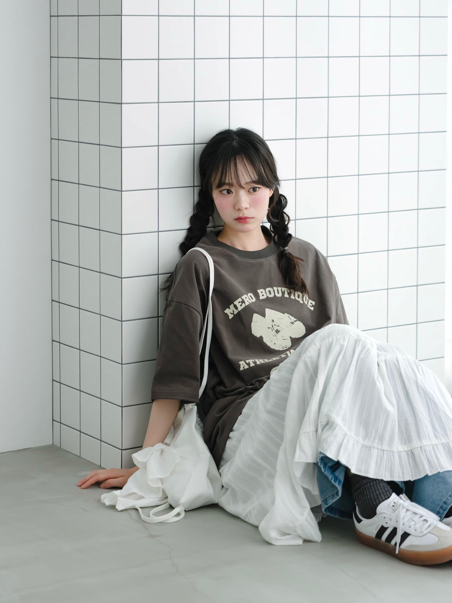カレッジ風ローファーTシャツ【6月23日発売】