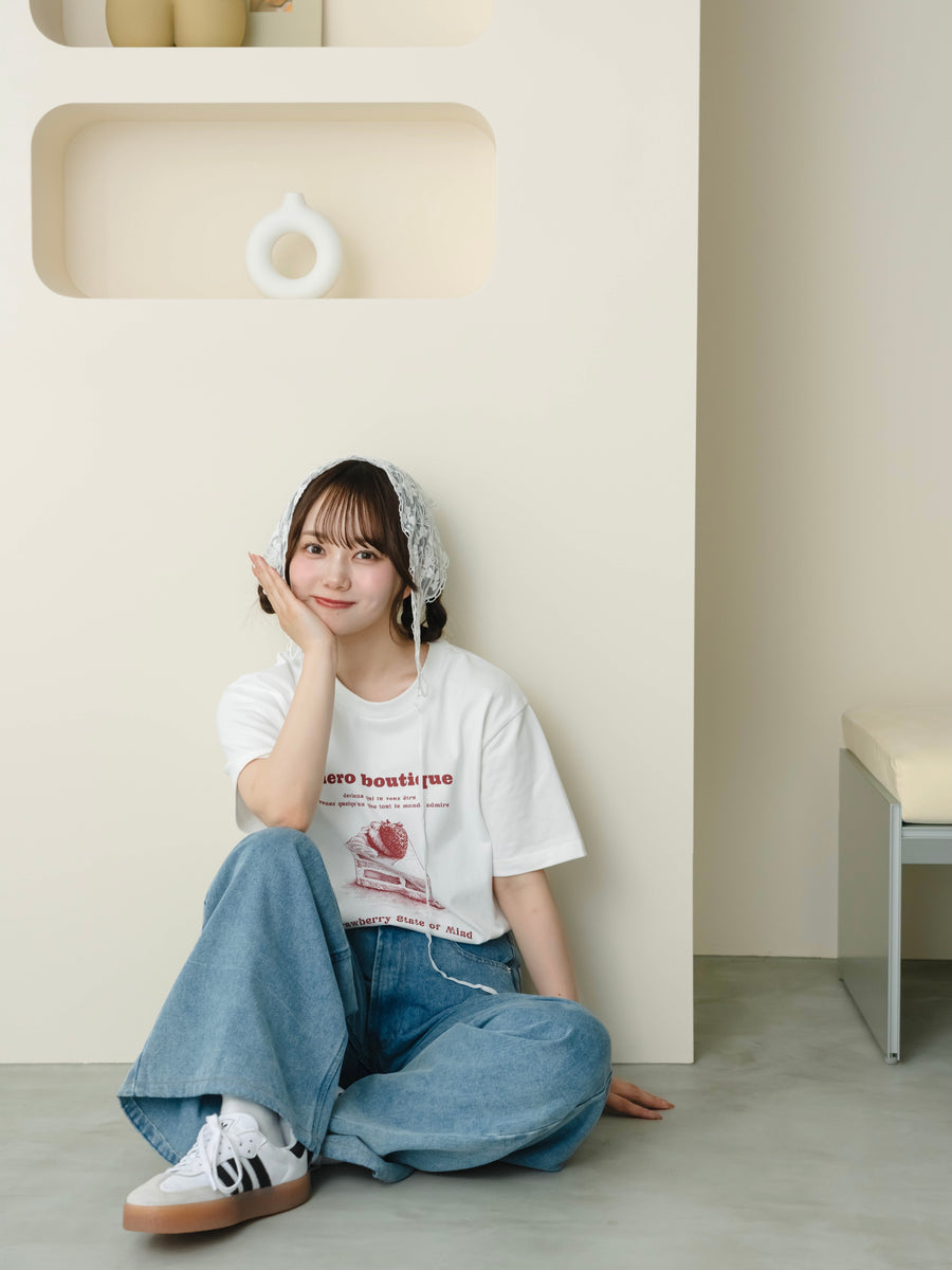 ショートケーキTシャツ【6月23日発売】
