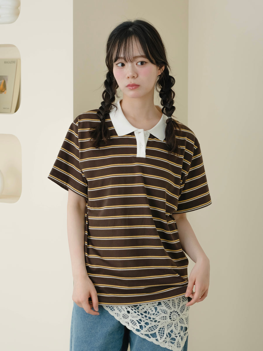 ルーズボーダートップス【6月16日発売】