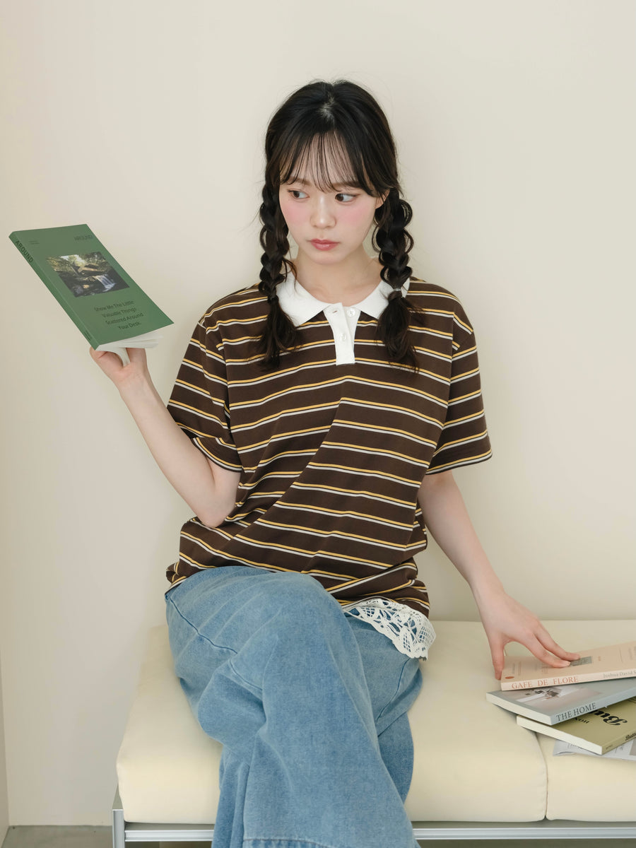 ルーズボーダートップス【6月16日発売】