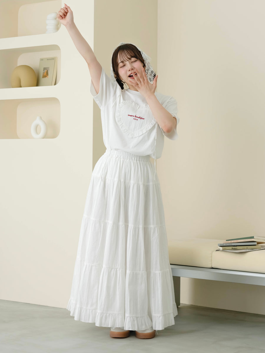 レースティアードスカート