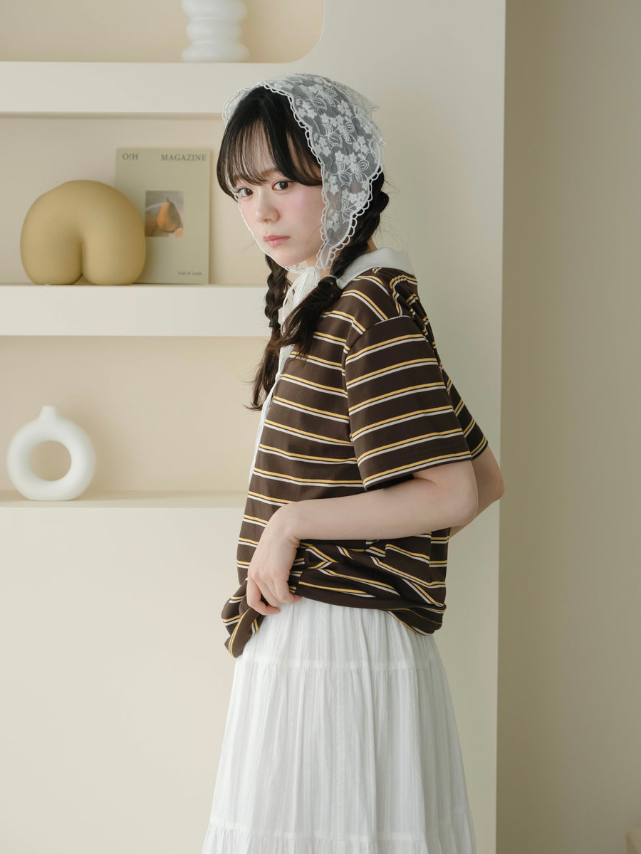 ルーズボーダートップス【6月16日発売】