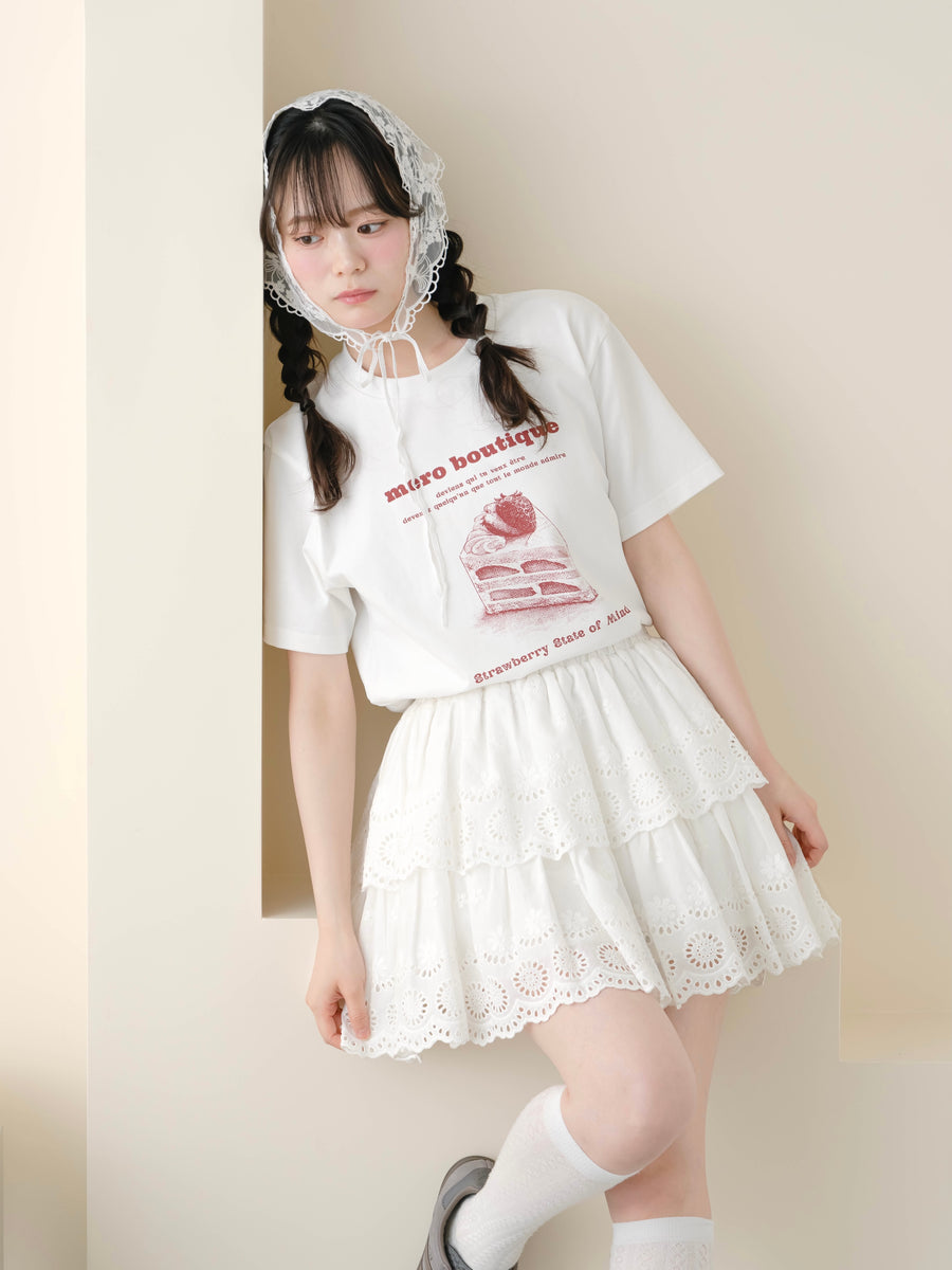 ショートケーキTシャツ【6月23日発売】