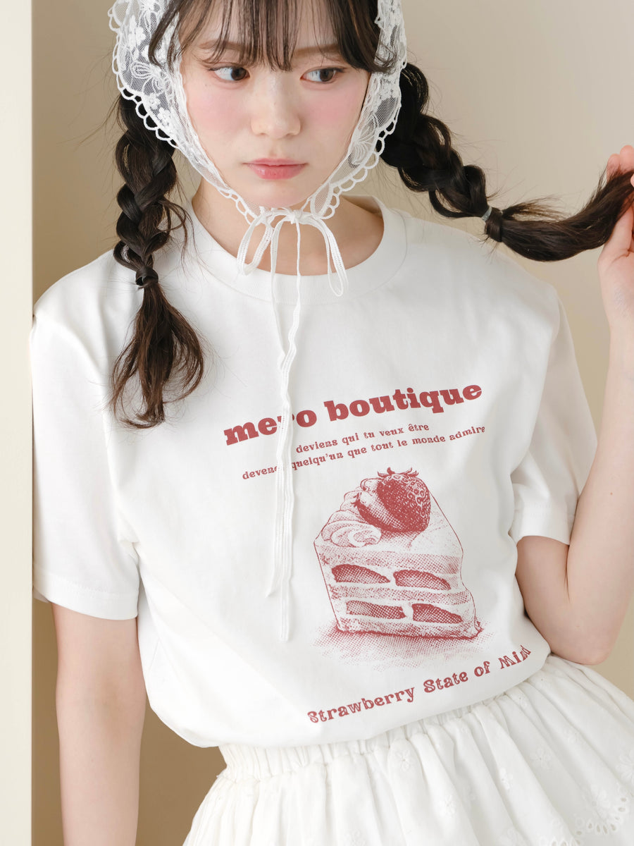ショートケーキTシャツ【6月23日発売】