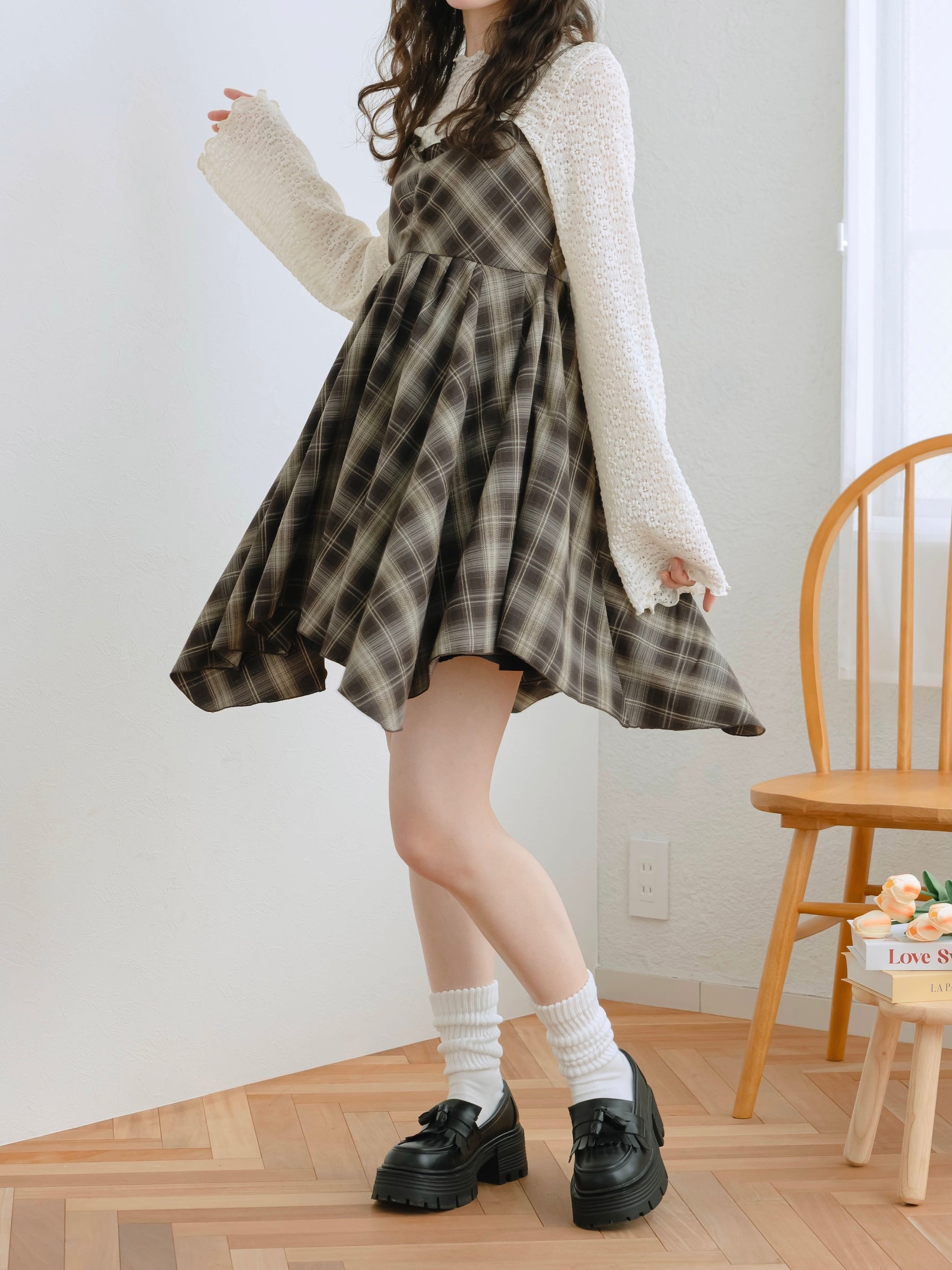 チェックイレヘムキャミワンピース【7月7日再入荷】 – mero boutique 2018