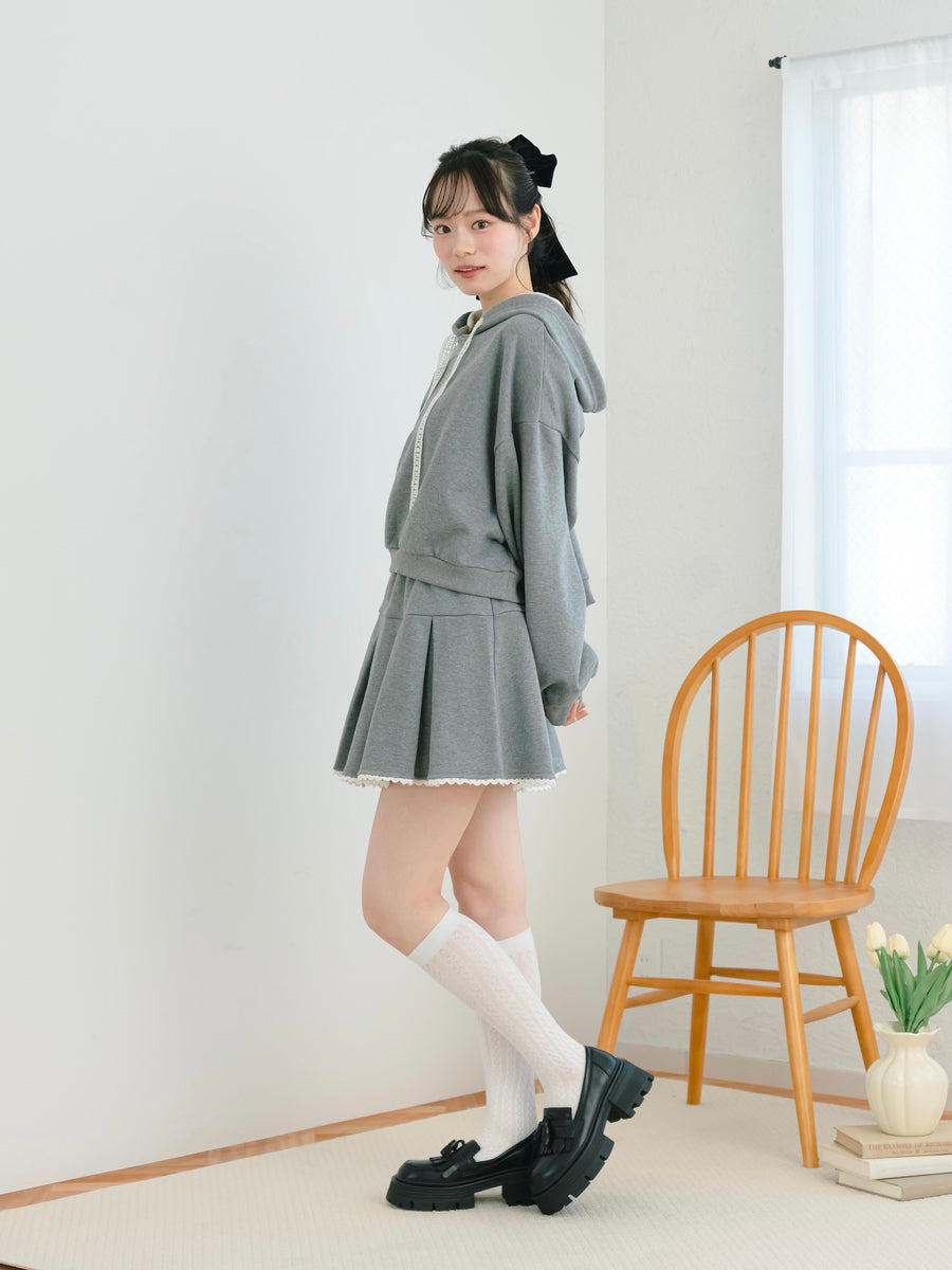 厚底タッセルローファー