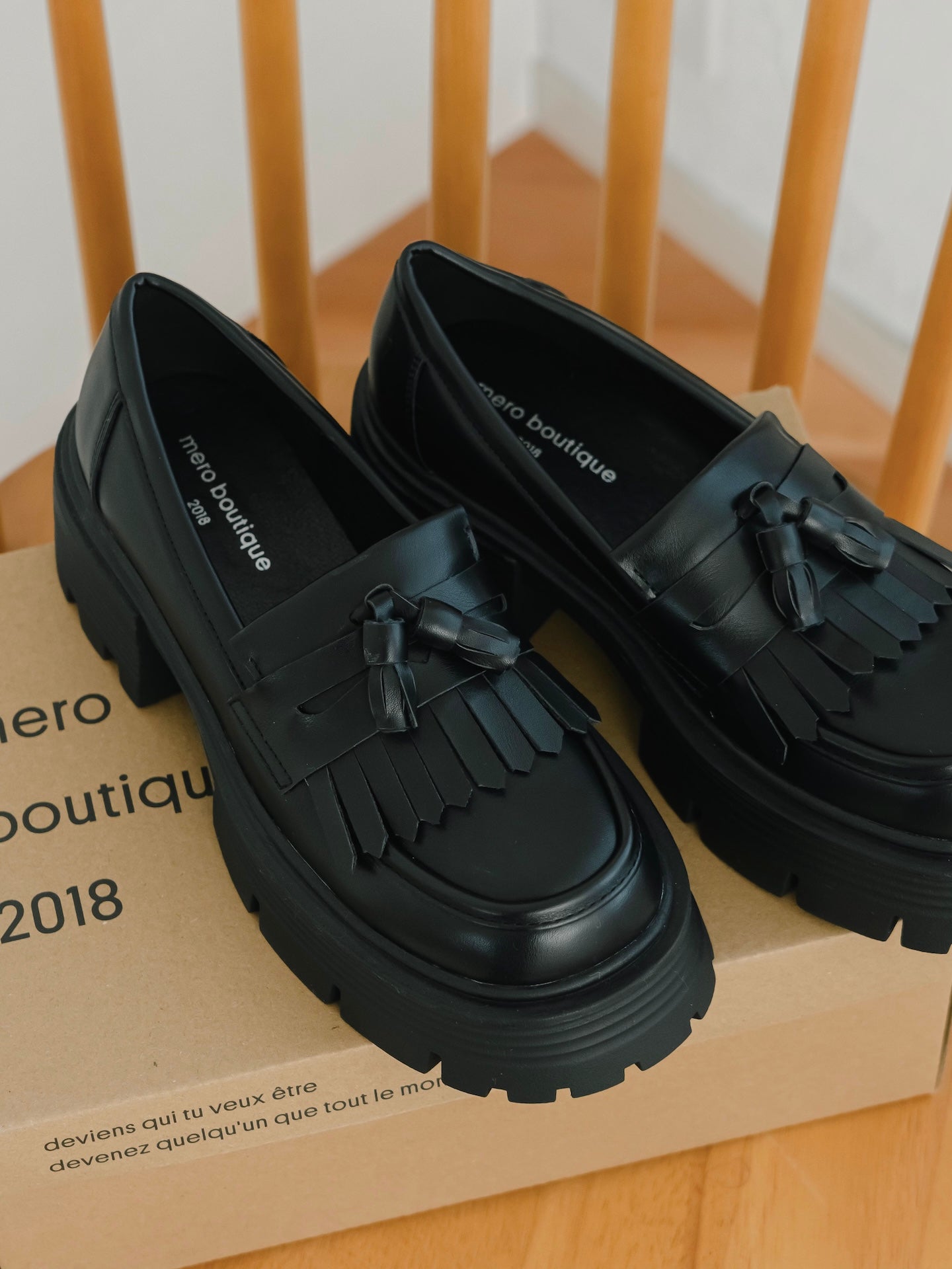 厚底タッセルローファー – mero boutique 2018