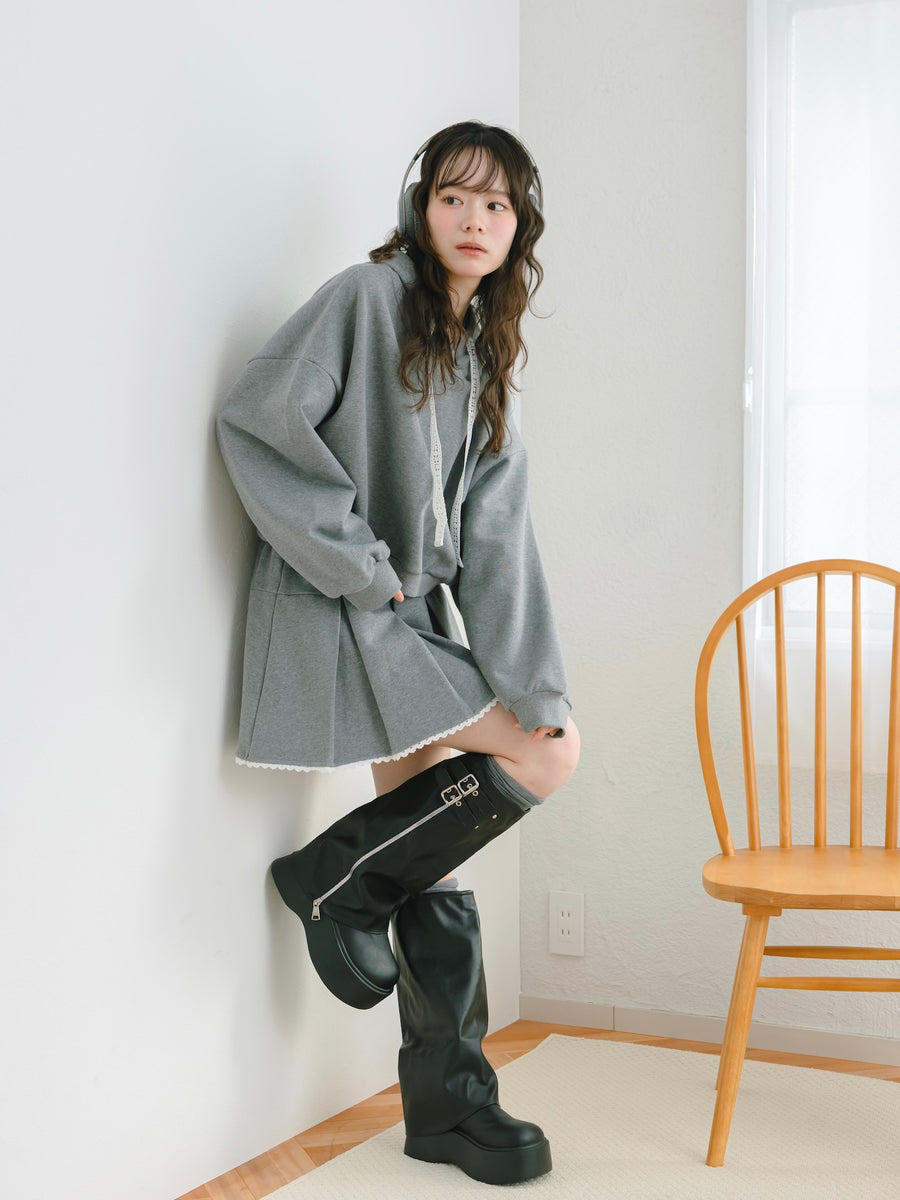 レースパーカーセットアップ