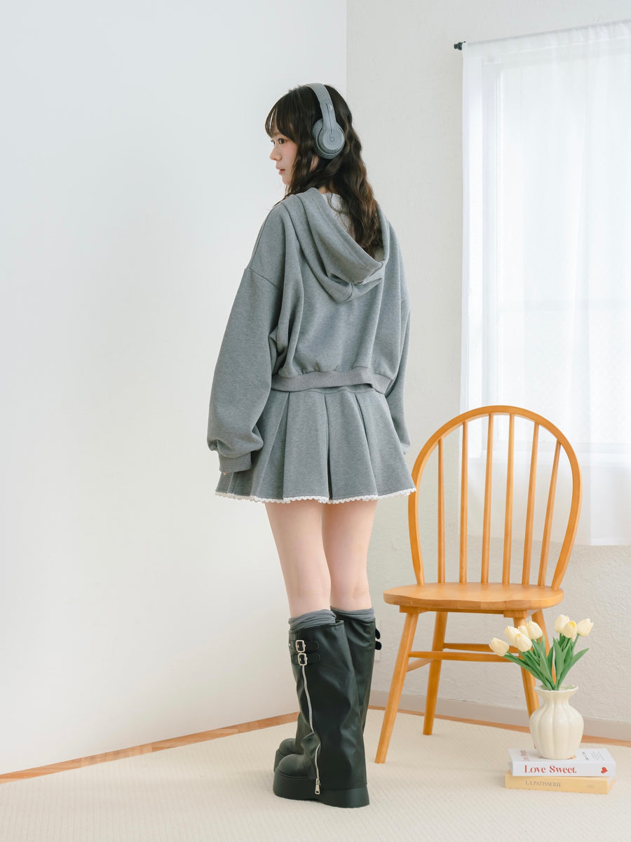 レースパーカーセットアップ