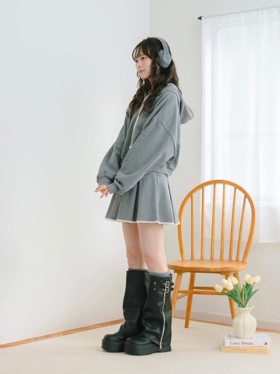 レースパーカーセットアップ