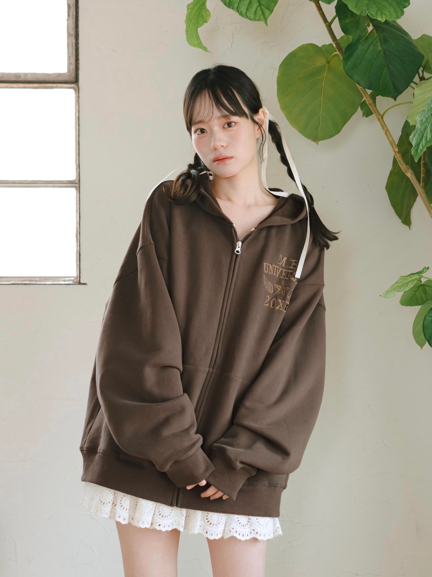 オーバーサイズジップパーカー【10/14販売開始】