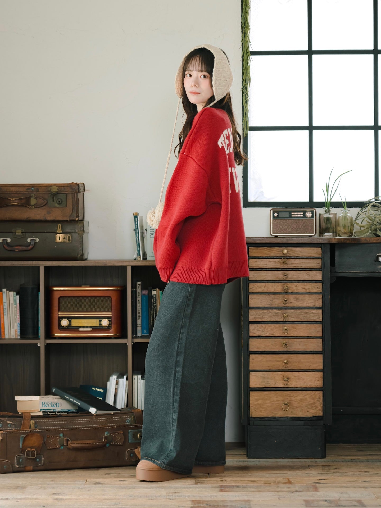 オーバーサイズカレッジニット – mero boutique 2018