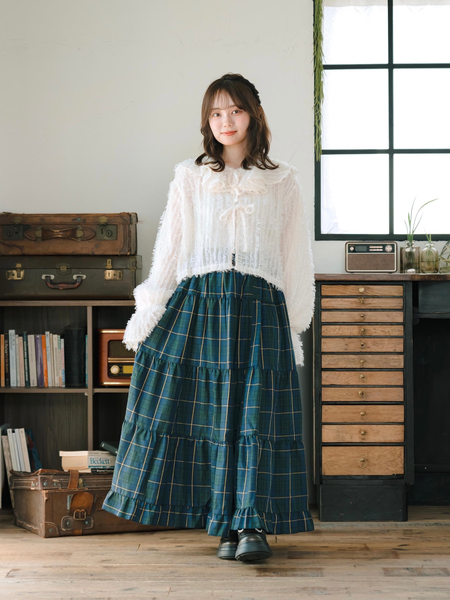 ふわふわシアーブラウス – mero boutique 2018