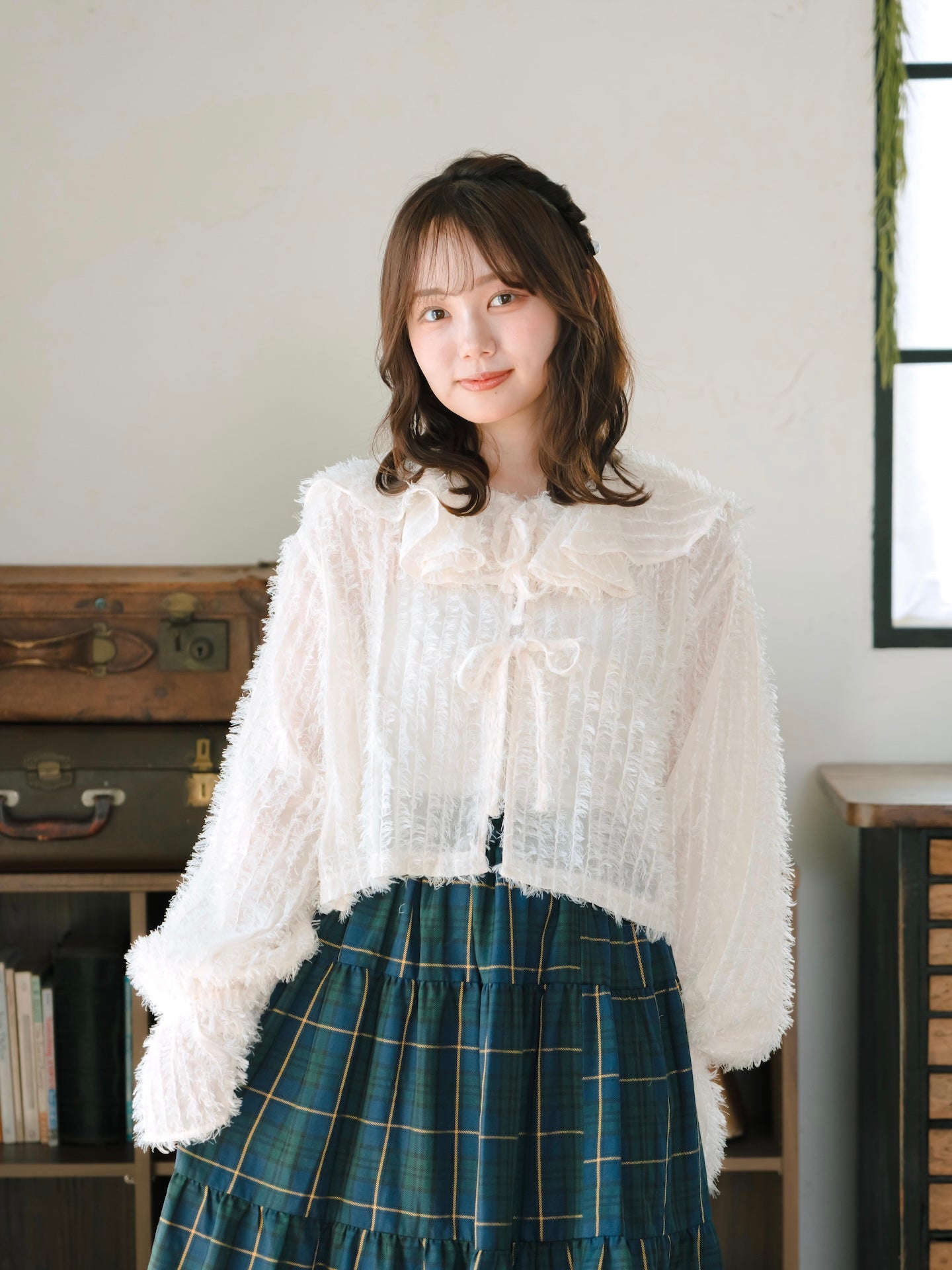 ふわふわシアーブラウス【8月25日再入荷】 – mero boutique 2018