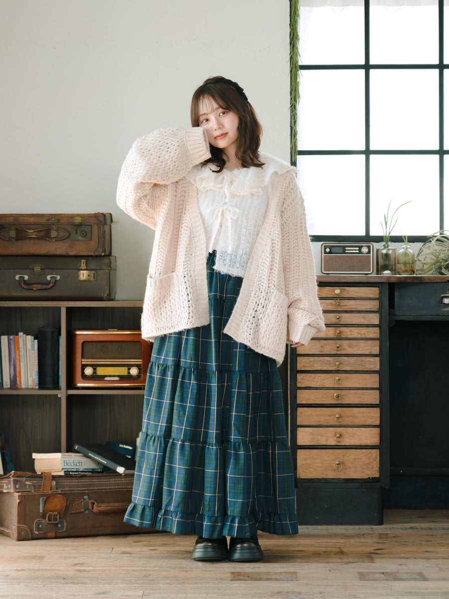 ローゲージニットカーディガン