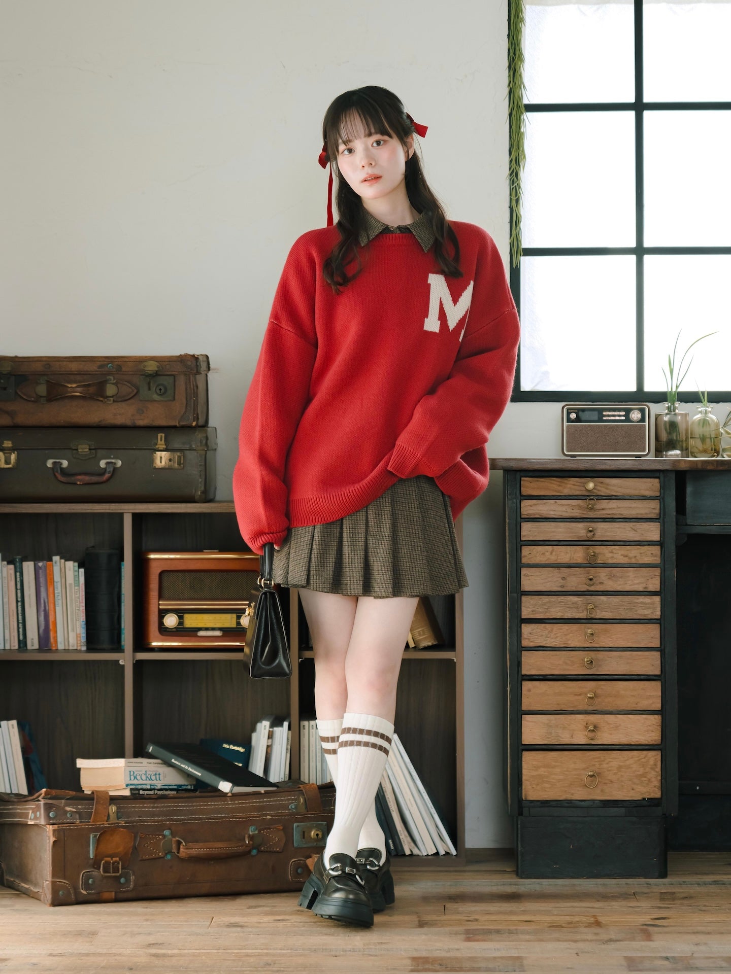 チェックリボンセットアップ – mero boutique 2018