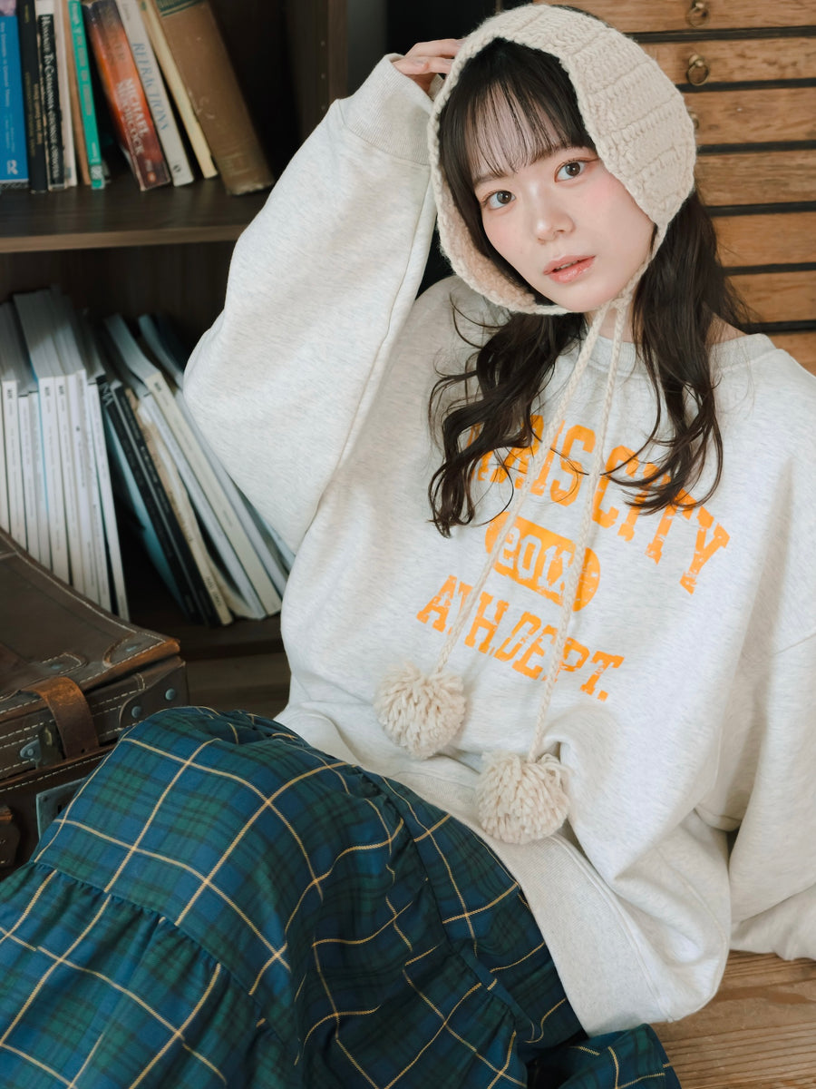 チェックティアードスカート