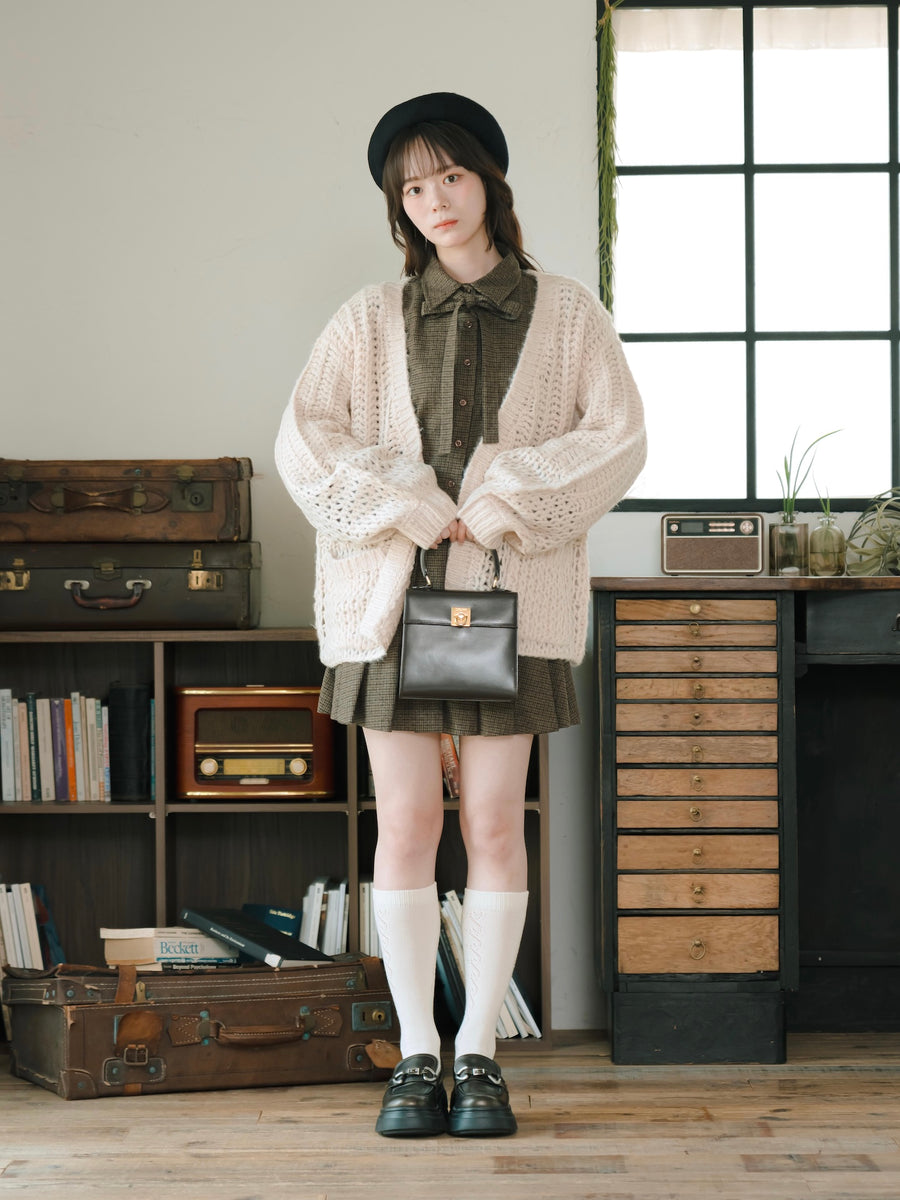 ローゲージニットカーディガン