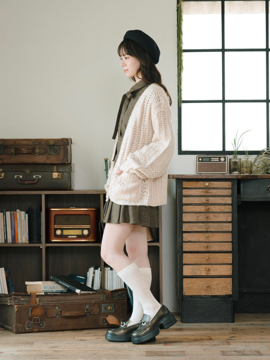 ローゲージニットカーディガン