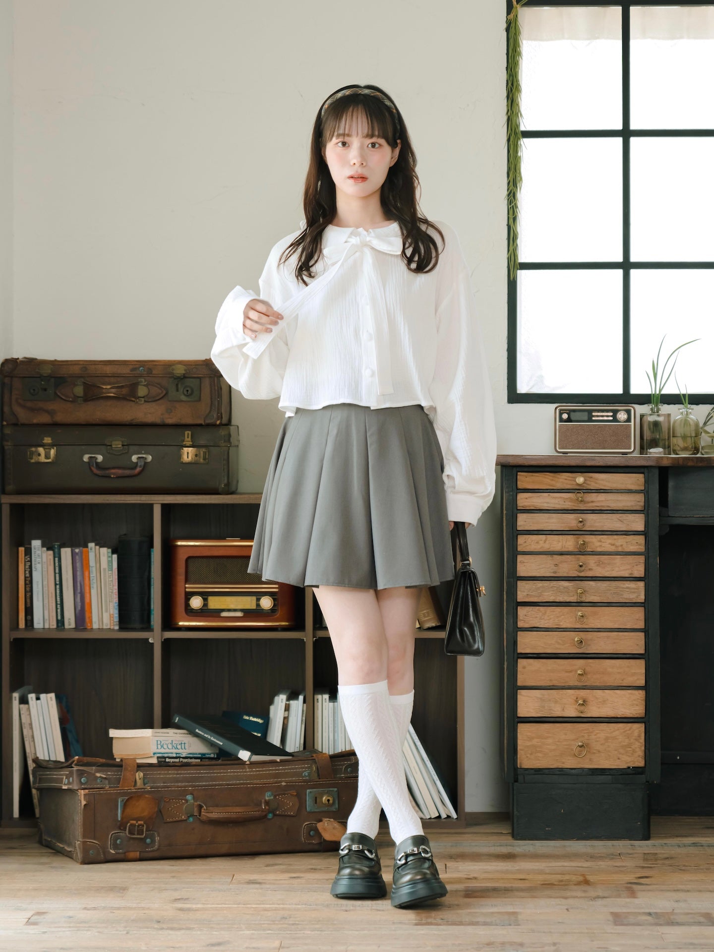プリーツフレアミニスカート – mero boutique 2018